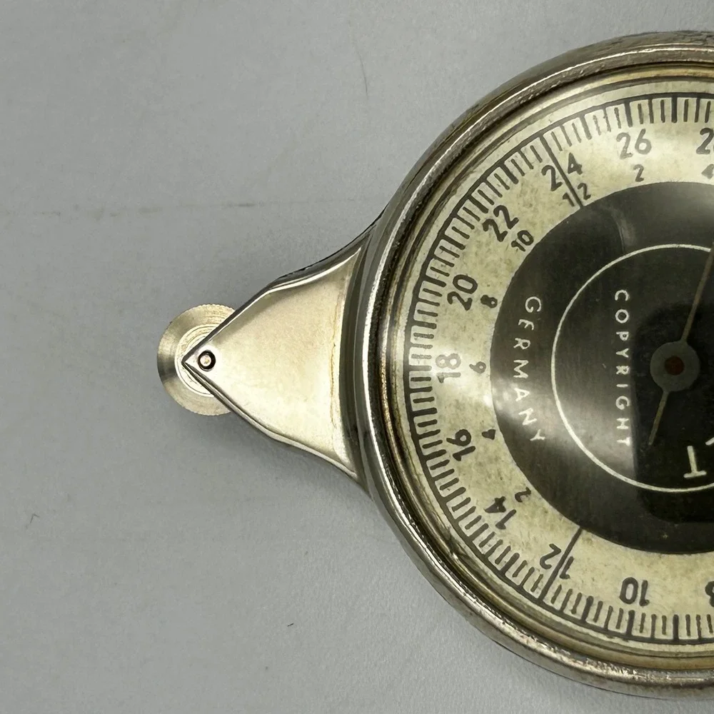 Brookstone Map Measurer Silver Opisometer Germany 2962 EUC with Box Instructions